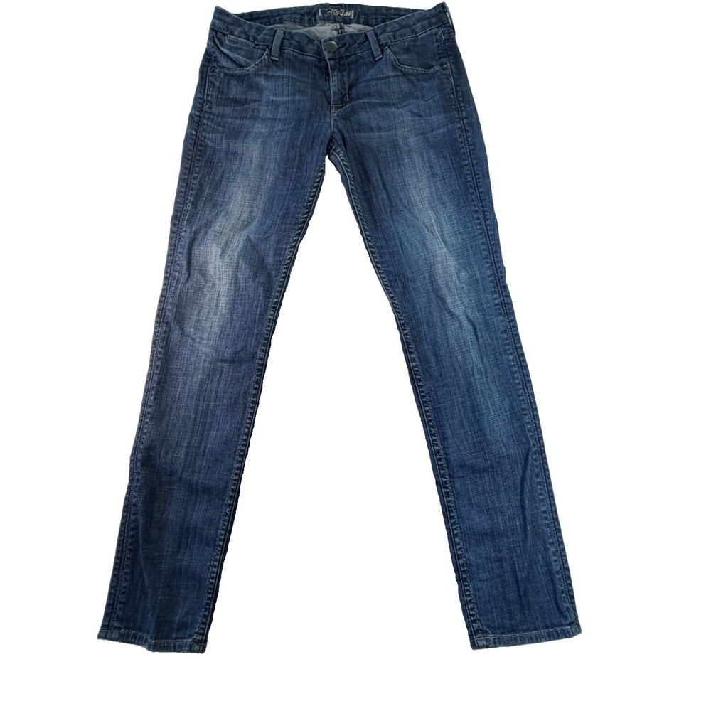 Hudson Jeans Women's Skinny Medium Wash Stretch Denim Blue Made USA 31